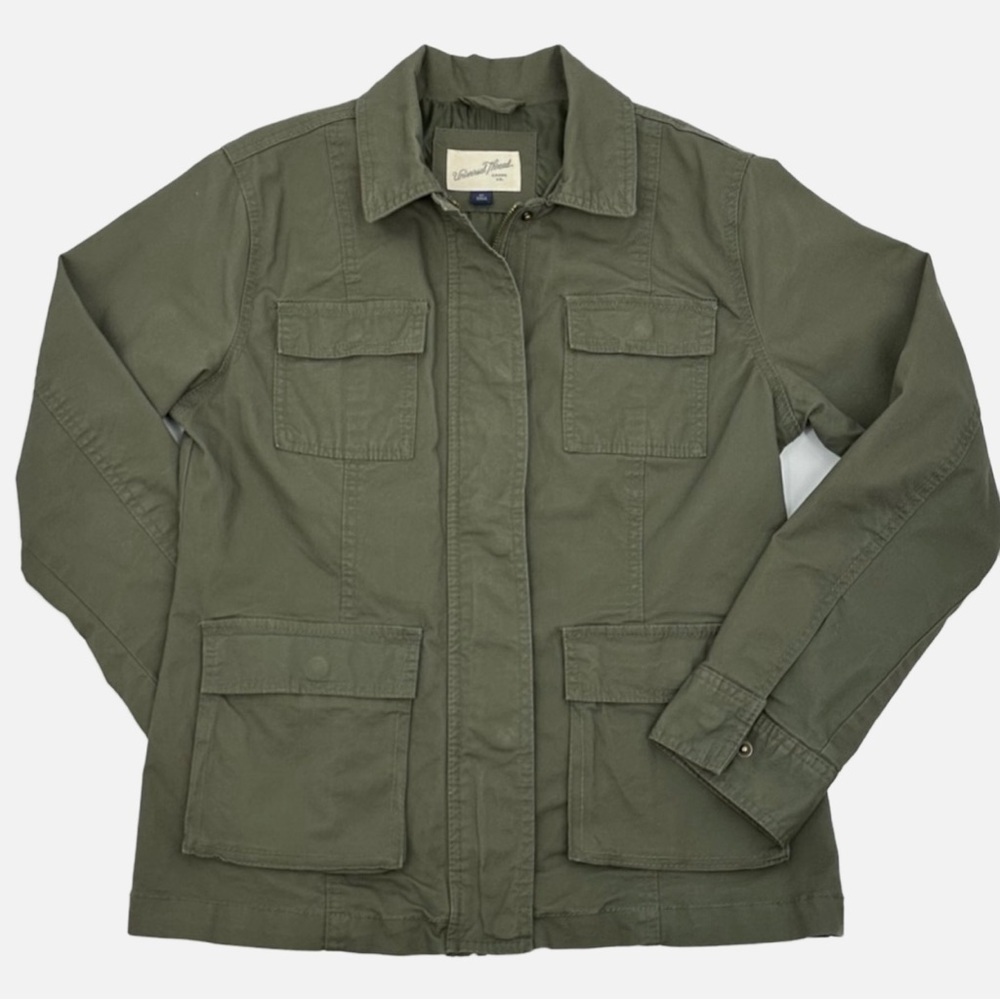 Universal Thread Army Green Cargo Utility Jacket XS - Picture 2 of 14